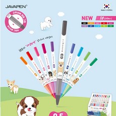 자바펜 멍이 저점도 러버유성볼펜 1mm, 멍이 바이올렛