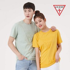 [현대백화점][게스진] NL2K9347 남여공용 엠보삼각 반팔 티셔츠