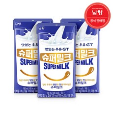 맛있는 우유 GT 슈퍼밀크 멸균우유, 190ml, 3개