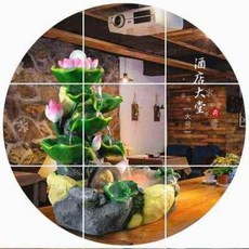 안개발생기 물레방아 집들이 b분수 흐름 발코니 선의산생재 조형물 플로어 가든 야외, 01 트럼펫 무안화