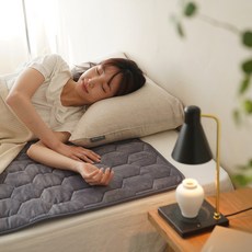 파세코 바로온 DC 탄소 온열 캠핑 전기 카본매트 PEM-S095DG, 첼시그레이, 싱글(95 x 180 cm)