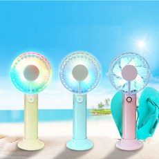 더블존 허리케인S 초강력 LED 휴대용 선풍기, 민트