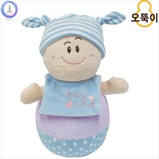 파랑 오뚝이 오뚝이장난감 영아오뚝이, 1개