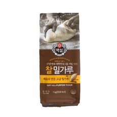 백설 찰밀가루, 1kg, 1개