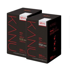 맥심 미니 카누 다크100T+ 마일드로스트100T 커피 커피믹스 사은품 랜덤발송, 200개, 1세트