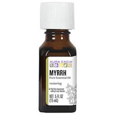 Aura Cacia 100% 퓨어 에센셜 오일 인트로스펙티브 미르, 15ml, 1개