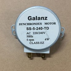 5RPM 전자 레인지 액세서리 220v-240v 4w synchromotor 유리 플레이트 회전 모터 SS-5-240-TD, 한개옵션0