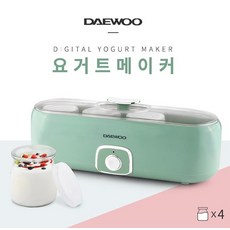 요거트/홈메이드/수제요거트/다이어트쿡/대우 요거트메이커(4병) DEY-D4004, 단품