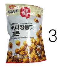 오늘좋은 머거본 커피땅콩맛팝콘190g X 3개, 190g