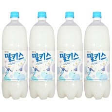 롯데칠성음료 밀키스, 1.5L, 4개