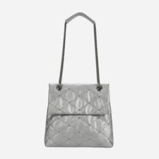 콰니 Lozenge Studed Bag Cool Silver - 콰니백