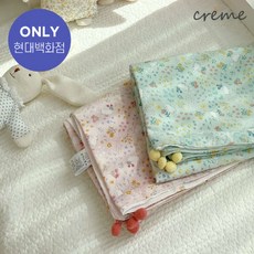 [현대백화점][리틀아카이브][크레므앙팡] [현대 전용] 칸쵸 인견 워싱 블랭킷 BS(100X140), 없음