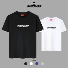 디몽스 전자 남자 빅사이즈 반팔 티셔츠 나염 프린팅 오버핏 면 티 남녀공용