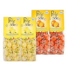 [공식]페를레디솔레 포지타노 오렌지사탕 2개 +레몬사탕 2개 (200g x 4EA), 레몬사탕 2EA+오렌지사탕 2EA