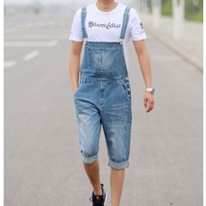 점프슈트반바지남자