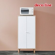 데코라인 코넬 라떼 600 다용도 수납장 DHP019C, 오크화이트