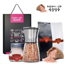 히말라야 소금장수 천연 핑크솔트 4종 선물세트 디럭스1호 1개 단품