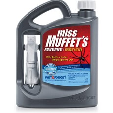 WET & FORGET 웨트앤포겟 미스 머페트 리벤지 스파이더 거미 집거미 퇴치 제거 약 퇴치제 살충제 1.89L, 1개