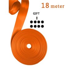 레이싱 벨트 범퍼카 오렌지 3m 30m 자동차 수정 안전 웨빙 3c 표준 인증 액세서리, 18미터