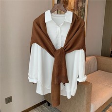 케이프니트숏어깨숄