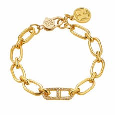 순금할로우클립팔찌