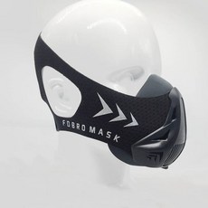 저산소 마스크 유산소 트레이닝 무산소 폐활량 특이한 헬스 운동용 달리기 런닝 운동 1, FD-Black S [6 단]