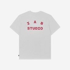 아이앱 스튜디오 티셔츠 화이트 - 더현대 서울 IAB Studio T-Shirt White The Hyundai Seoul Exclusive