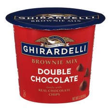 기라델리 더블 초콜릿 브라우니 믹스 65g x 12팩 초코 초콜릿 Ghiradelli Brownie Mix Double Chocolate, 12개, 없음