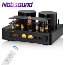 블루투스 리시버 차량용 자동차 동글이 카팩 핸즈프리 Nobsound-HiFi 하이브리드 스테레오 밸브 튜브 앰프 5.0 오디오 수신기 동축/OPT 파워 USB 플레이어 200W, 1개