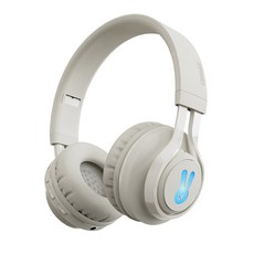 디알고 LED 청력보호 키즈 블루투스 헤드폰 제트배송 BH06CK, 카키