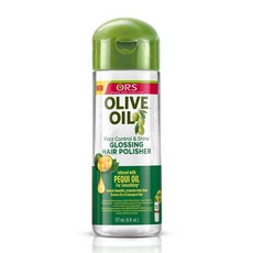 ORS Black Olive Oil ORS 올리브 오일 프리즈 컨트롤과 샤인 헤어 폴리 셔 6 온스를 왜곡, 단일상품