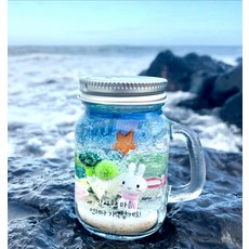 [아로마제주] 토끼와 거북이캔들DIY세트125ml, 토끼와거북이캔들DIY세트125ml/스티커:고마워~제주