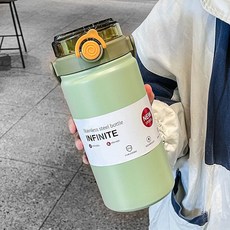 대용량 텀블러 GIANXI 빨대 주전자 학생 컵 휴대용 물컵 호외 여학생남학생 운동하다 차량용 304 스테인리스 스틸 여행 주전자 원터치 빨대컵