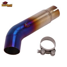 스즈키 오토바이 배기 이스케이프 개조 미드 링크 파이프 GSXS 750 BK750 GSR750 GSXS750 GSX S750 2018 2020 2021 2022, B, B