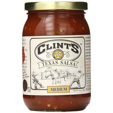 Clint's 텍사스 살사 미디엄 473.2ml(16oz), 1개, 454g
