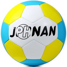 JPHNAN 제이페난 TPU 축구 볼 4호 공식구 어린이 초등학생 중학생 고교 대학 연습 시합 경량 축구공 4호구 풋살볼 두꺼운 옐로우×블루 클래식한 디자인으로 - 초경량호구