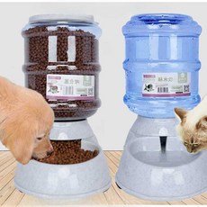 대용량 강아지 자동 사료배급기 스마트피더 고양이, 1개, 3.8L 물통(7근 용량)