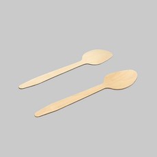 나무 스푼 162 샐러드 케이터링 디저트 다과 일회용 식기 x5000개, [박스] 나무 스푼 162 x5000개, 5000개