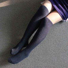 국산 롱수면양말 수면 니삭스, 화이트, 1개