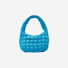 코스 퀼티드 미니백 브라이트 터콰이즈 COS Quilted Mini Bag Bright Turquoise 240798