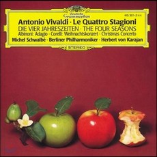 ANTONIO VIVALDI/TOMASO GIOVANNI ALBINONI/ARCANGELO CORELLI - THE FOUR SEASONS/MICHEL SCHWALBE HERBERT VON KARAJAN EU수입반 - 코스믹보이lp