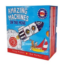 Pan Macmillan (영어원서) Amazing Machines On the Move 6-Book Slipcase (Boardbook)(CD없음)