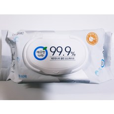 깨끗한나라 99.9% 향균 손소독티슈 60매 1팩