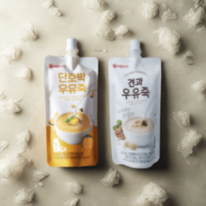 서울우유 단호박 우유죽 130g 10개 영양간식 아침간편식 다이어트죽, 견과우유죽130g
