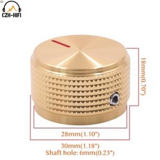 개 볼륨용 라디오 30mm 20mm 전위차계 가공 노브 DAC 단추 앰프 솔리드 플레이어 턴테이블 CNC 포인터 CD 1 알루미늄, [05] 30x18mm Gold, 5) 30x18mm Gold, 02 30x18mm Gold