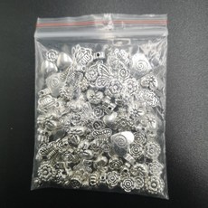하이킹영 구슬 은괴 부품 완상 초승달 금강 보리 티베식 DIY 액세서리 화탁 간격 펜던트 혼재 50G