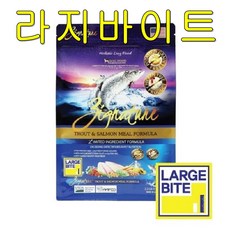  지그니쳐 전연령 송어 & 연어 포뮬라 스몰바이트 반려견 사료, 5.66kg, 1개 