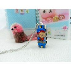 (관부가세포함) 하모니카 Children's toys mini harmonica necklace small cartoon musical octave four-hole harmonica harmoni-619334489944, 파란색 다이어그램one size