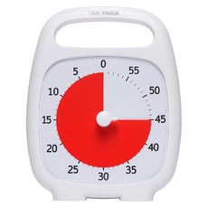 Time Timer 타임타이머 플러스 직관적인 시계 5분20분60분120분, 60분 (차콜 그레이)