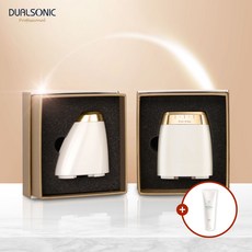 듀얼소닉 프로페셔널 전용 카트리지 세트, 화이트/골드, [DUALSONIC]듀얼소닉 프로페셔널 전용 카트리지 세트